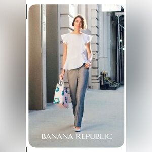 White Ruffle Sleeve Women's Top